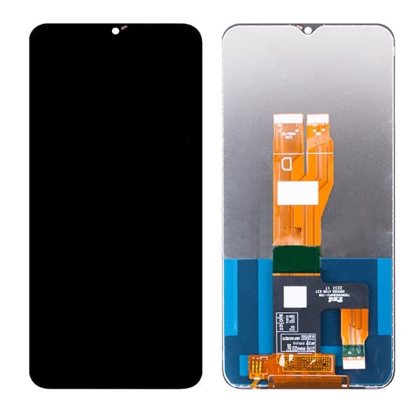 Дисплей для Realme C30S (RMX3690)  + тачскрин (черный) Оригинал, артикул 02124 — запчасть GSM28.RU