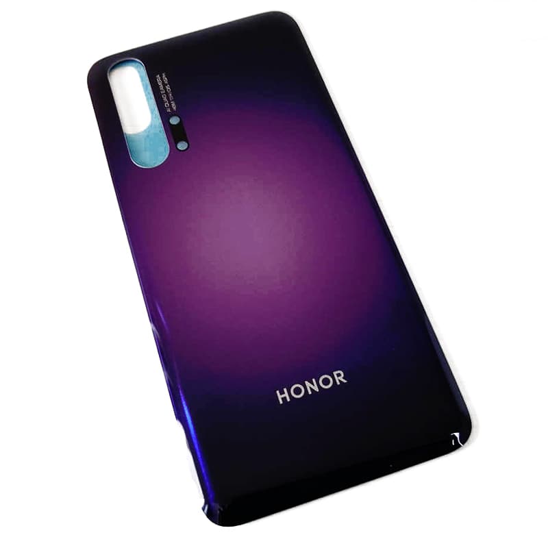 Задняя крышка для Huawei Honor 20 Pro (фиолетовый) со стеклом камеры, артикул 01839 — запчасть GSM28.RU