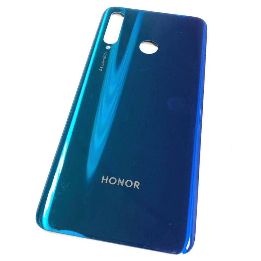 Задняя крышка для Huawei Honor 10i (HRY-LX1T)/20e (синий) со стеклом камеры, артикул 02112 — запчасть GSM28.RU