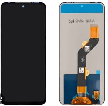 Дисплей для Tecno Pova 4 / Infinix Hot 12 Play + тачскрин (черный) Оригинал, артикул 02262 — запчасть GSM28.RU