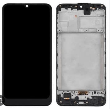 Дисплей для Samsung M215/M315/M305/M307 Galaxy M21/M31/M30/M30s (2020) в рамке + тачскрин (черный) (OLED), артикул 02315 — запчасть GSM28.RU