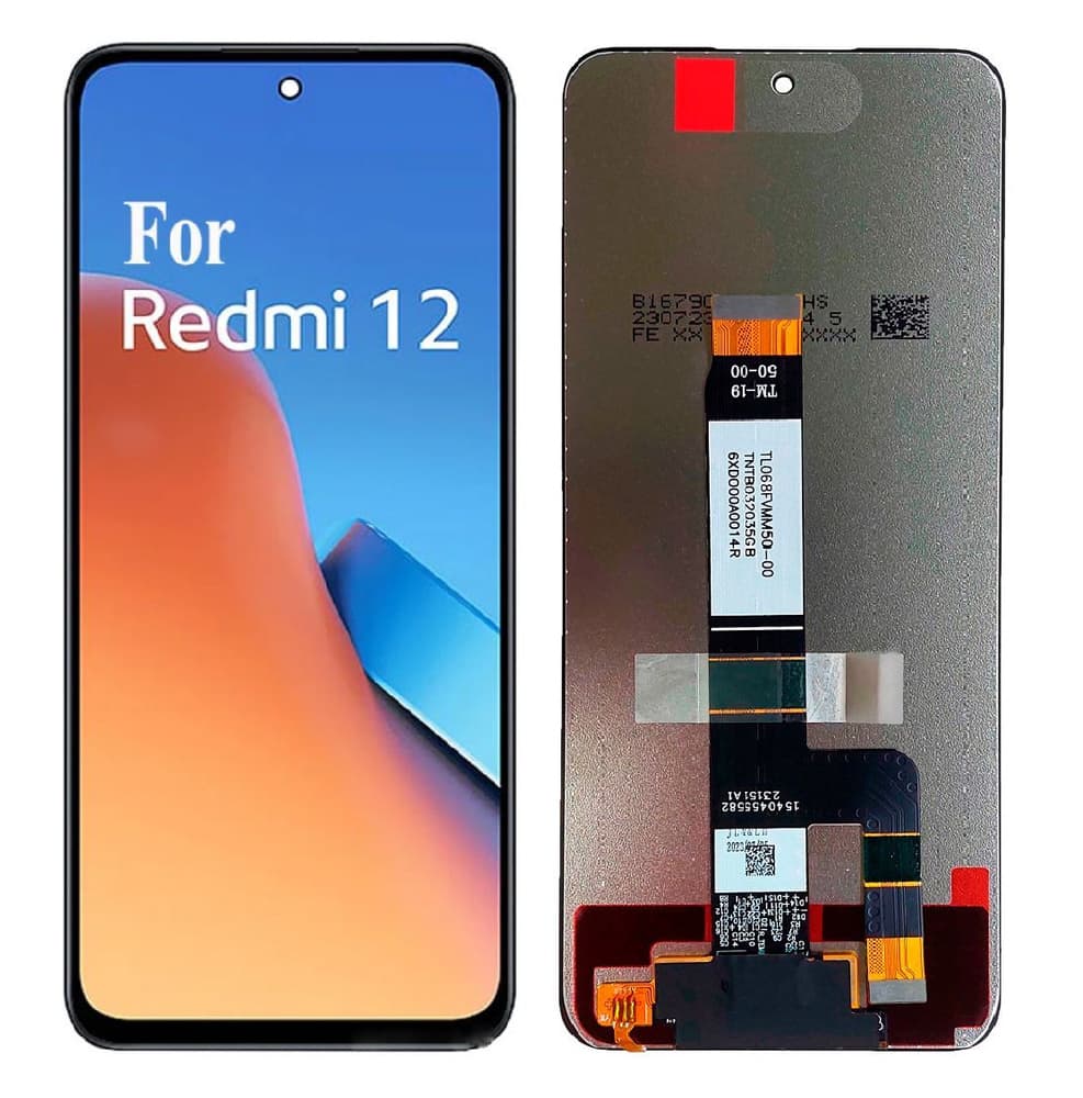 Дисплей для Xiaomi Redmi 12 / 13 (23053RN02Y / 24040RN64Y) / Poco M6 4G + тачскрин (черный) Оригинал, артикул 02552 — запчасть GSM28.RU