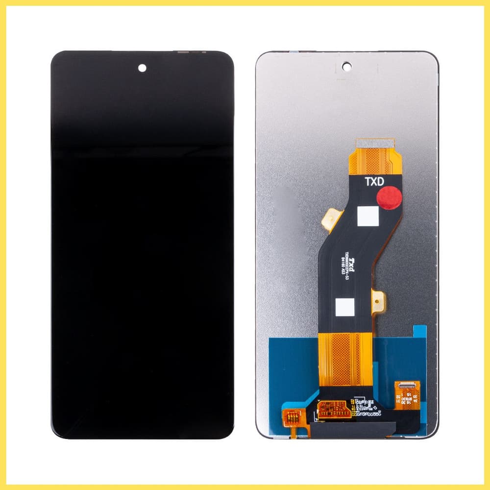 Дисплей для Infinix Hot 40i / Smart 8 / Tecno Spark 20 / Go 2024 + тачскрин (черный) Оригинал, артикул 02622 — запчасть GSM28.RU