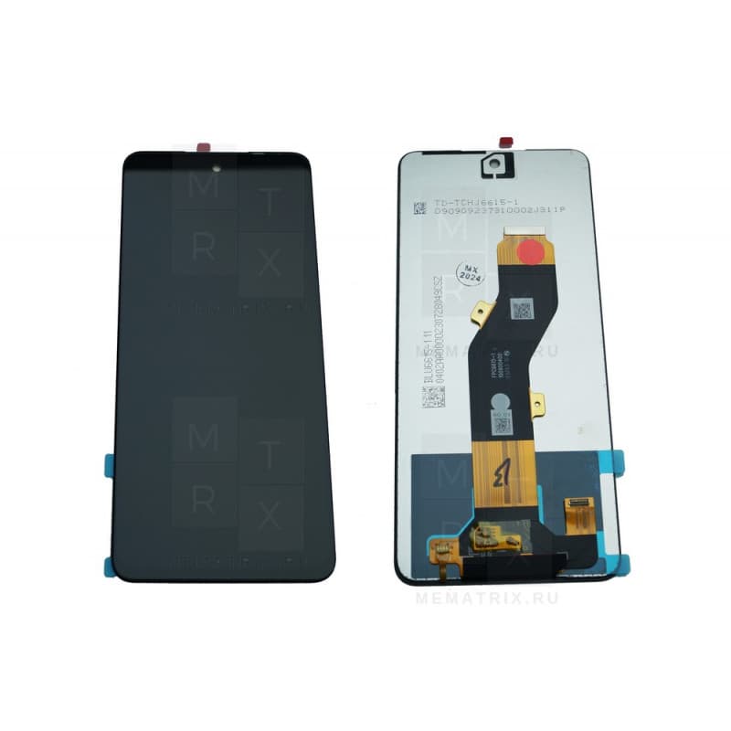 Дисплей для Infinix Smart 8 / 8 Plus + тачскрин (черный) Оригинал, артикул 02624 — запчасть GSM28.RU