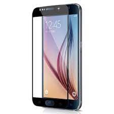 Защитное стекло 5D с полной проклейкой на Samsung S6 Черное, артикул 00751 — запчасть GSM28.RU