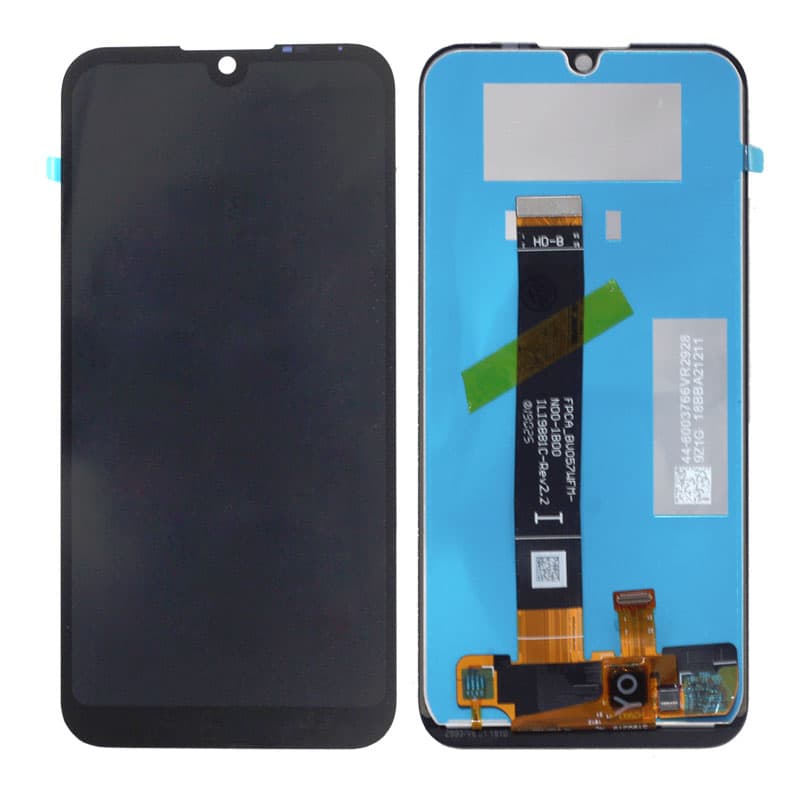 Дисплей для Honor 8S (rev 2.2) / Y5 2019 + тачскрин (черный), артикул 00090 — запчасть GSM28.RU